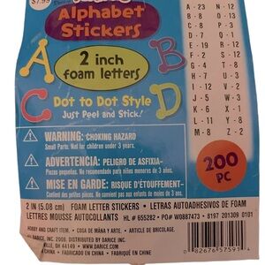 Foamy Stick and Peel Letters